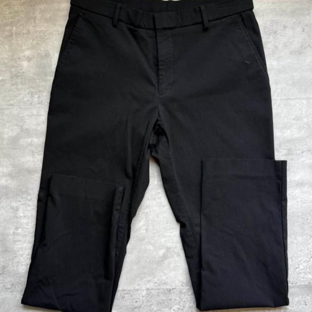 Tommy Hilfiger Mens Black Chino Pants Stretch Trousers 32x30 NEW